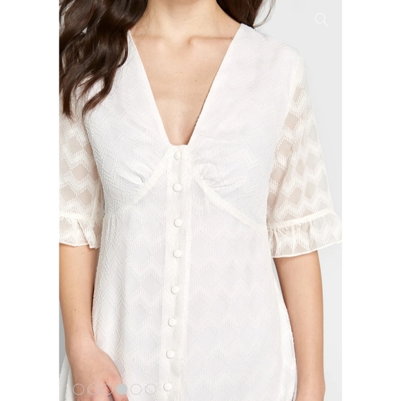 NWT ModCloth White Mini Dress - Picture 10 of 12